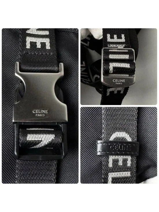 ★SOLD★ Celine Trekking Mobile Pouch Smartphone Shoulder Bag Black - Picture 9 of 10